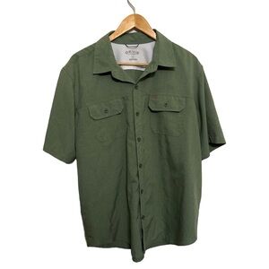 Orvis Green Casual Button Down Shirt